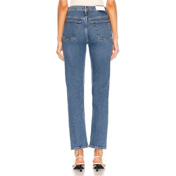 RE DONE 70's Straight Jeans Worn In Saf 30 - Picture 6 of 14